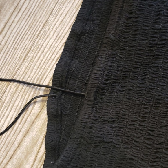 Maeve by anthropologie black new bandeu with spaghetti straps size M - Picture 4 of 5